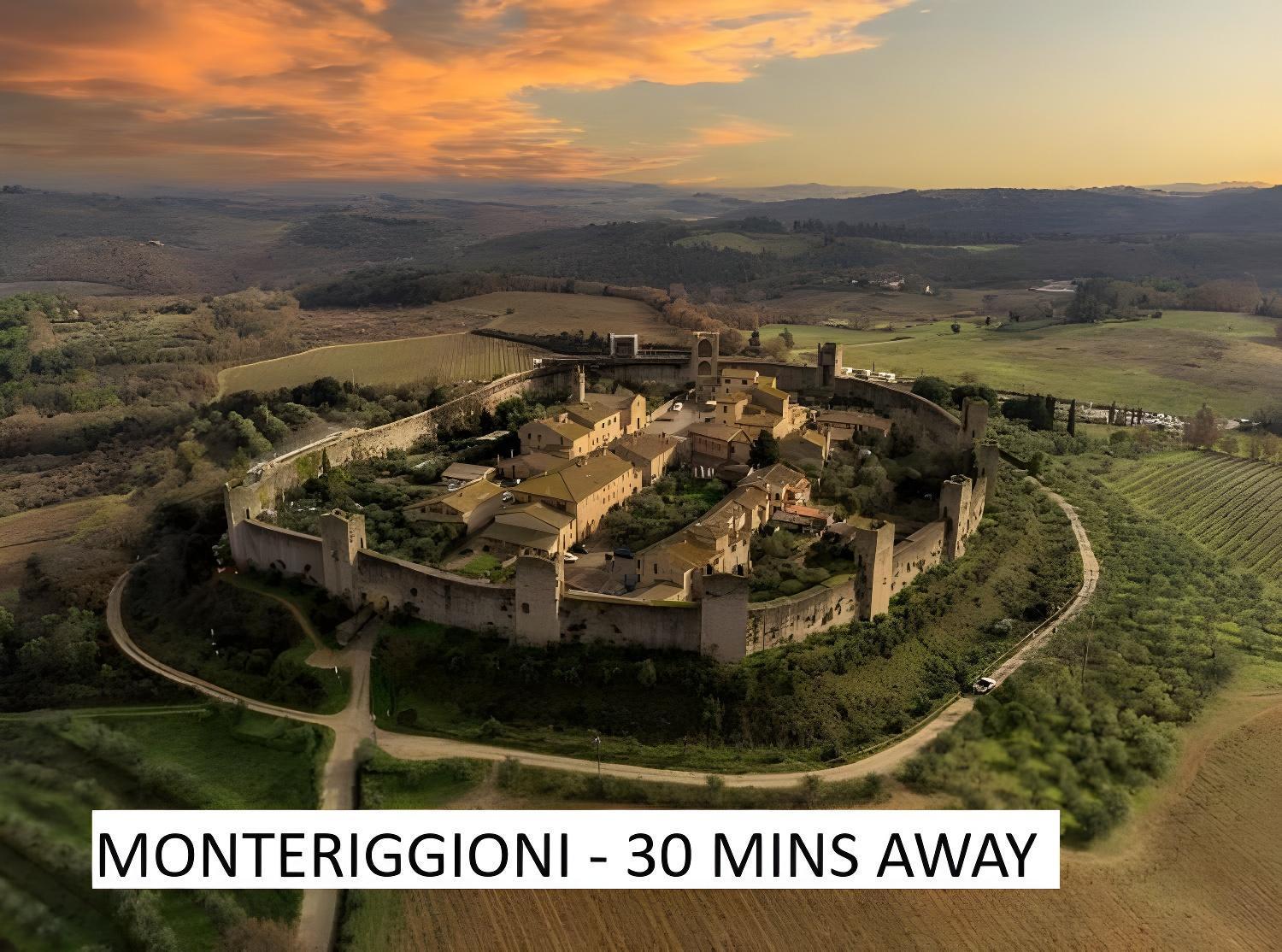 Lacollinatuscany Between San Gimignano And Volterra Luaran gambar